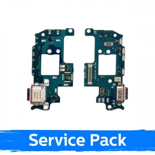 Charging Port Compatible With Samsung S711 S23 FE with Flex / Plata (Service Pack)