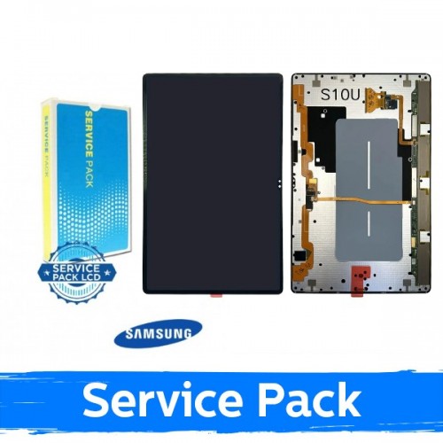 LCD-näyttö yhteensopiva Samsung X920 / X926 Tab S10 Ultra musta (Service Pack)