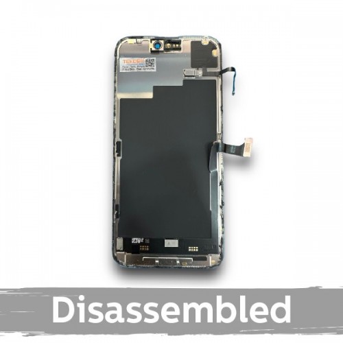 LCD Display Compatible With iPhone 15 Pro Black / 100% Genuine / (from new device) + Sensor Flex