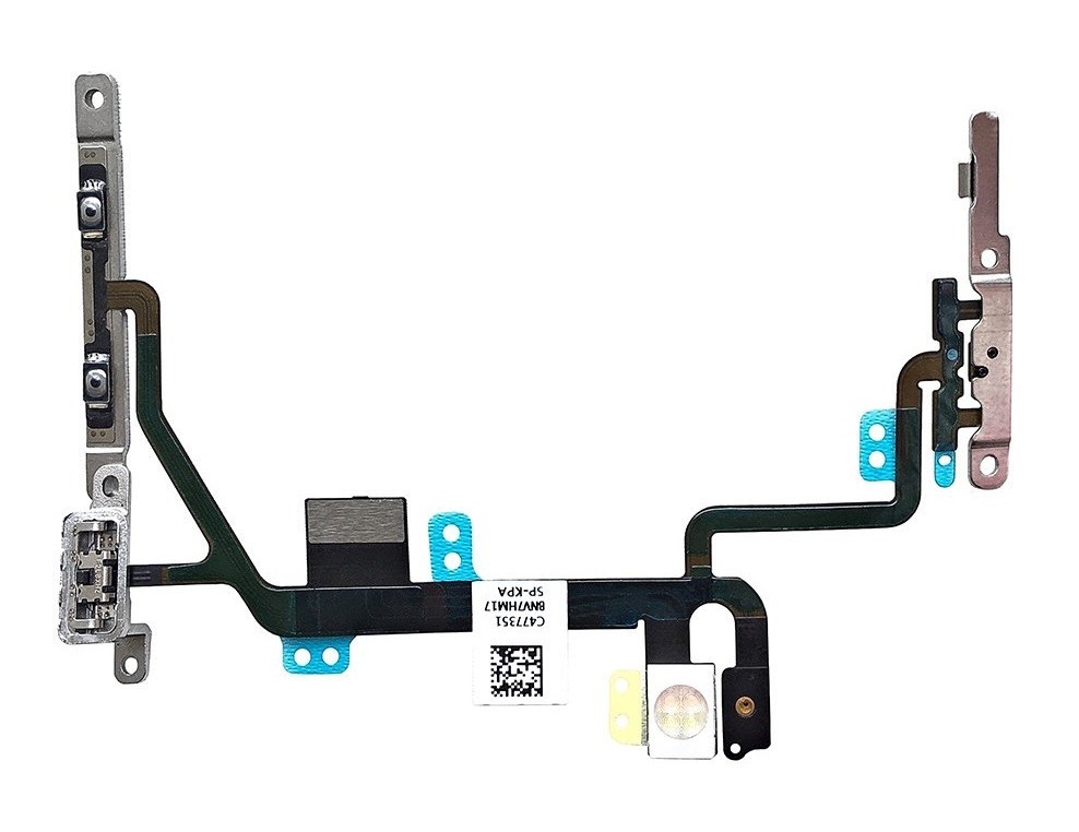 Flex iPhone 8/SE 2020 päälle/pois äänenvoimakkuuden säädöllä, taskulampulla ja mikrofonilla käytetty ORG