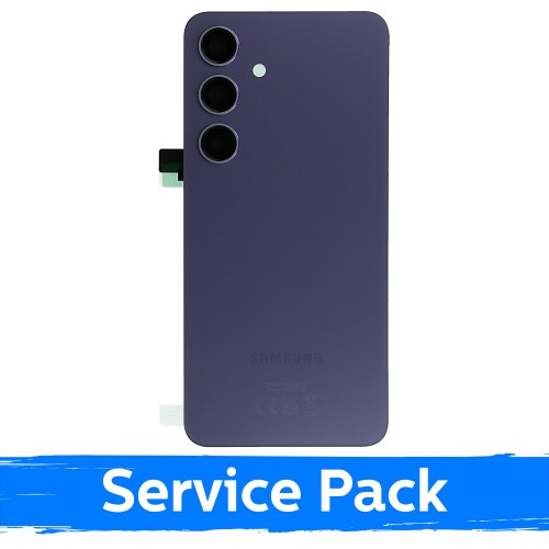 Back Cover Compatible With Samsung S921 S24 / Cobalt Violet / (Service Pack)