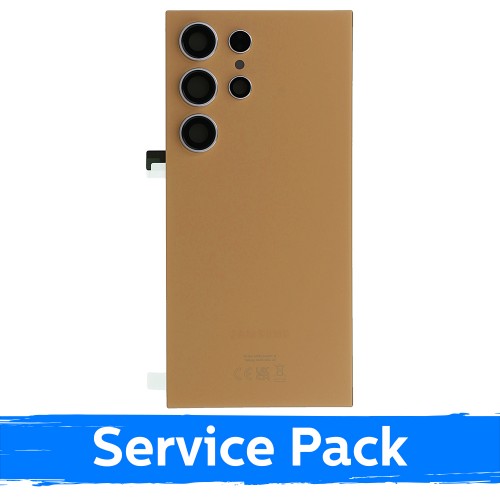 Back Cover Compatible With Samsung S928 S24 Ultra / Sandstone Orange / (Service Pack)