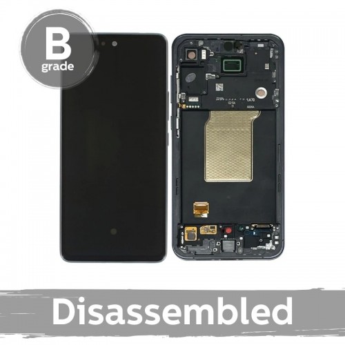 LCD Display Compatible With Samsung A556 A55 5G with Frame / Navy / (9/10 Used)