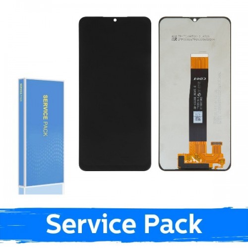 LCD-näyttö yhteensopiva Samsung A326 A32 5G (CDOT) musta (Service Pack / Aftermarket)(NF versio)