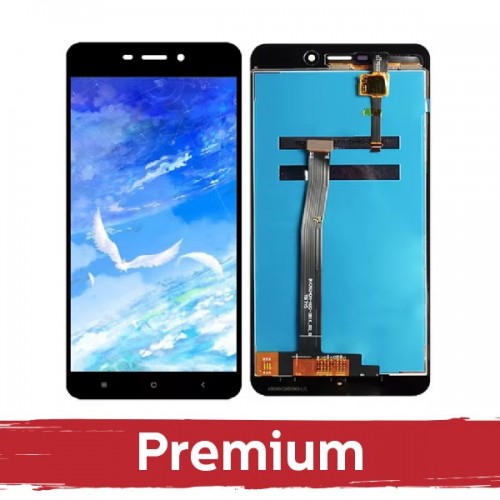 LCD Display Compatible With Xiaomi Redmi A4 Black OEM