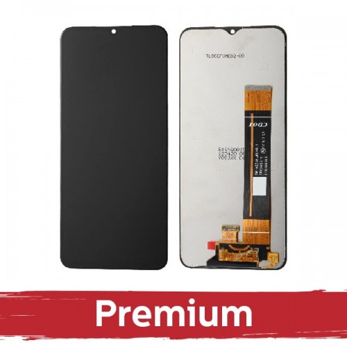 LCD-näyttö yhteensopiva Samsung A235 A23 4G musta OEM