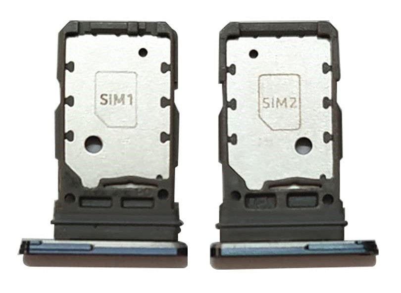 SIM-kortin pidike Samsung G998 S21 Ultra 5G Phantom Black alkuperäinen (service pack)