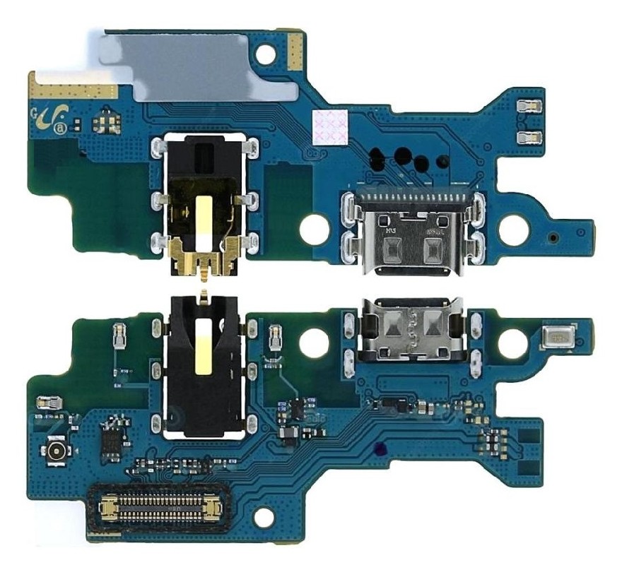 Flex Samsung M215 M21/M307 M30S/M315 M31 liittimelle, mikrofonille ja kuulokepistokkeelle alkuperäinen (huoltopakkaus)