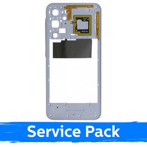 Takakansi yhteensopiva Samsung A166 A16 5G / Light Grey / (Service Pack)