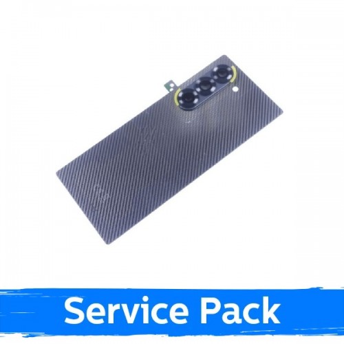 Back Cover Compatible With Samsung F956 Z Fold6 / Crafted Black / (Service Pack)
