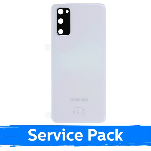 Takakuori yhteensopiva Samsung G980 (G981) S20 / Cloud valkoinen / (Service Pack)