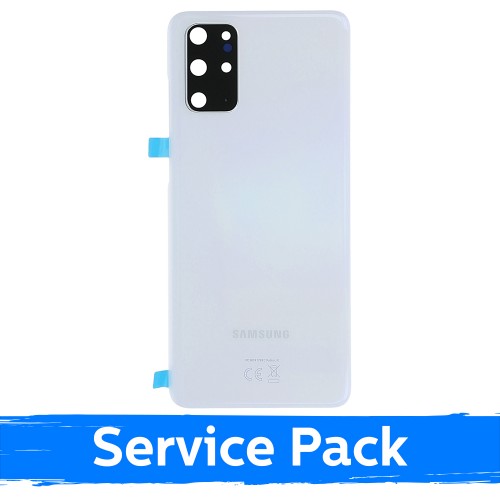 Back Cover Compatible With Samsung G985 S20 Plus / Cloud White / (Service Pack)