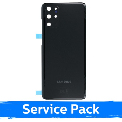 Back Cover Compatible With Samsung G985 S20 Plus / Cosmic Black / (Service Pack)