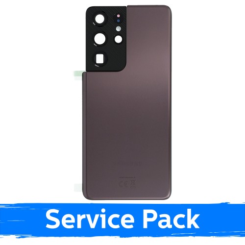 Takakuori yhteensopiva Samsung G998 S21 Ultra / Phantom Brown / (Service Pack)
