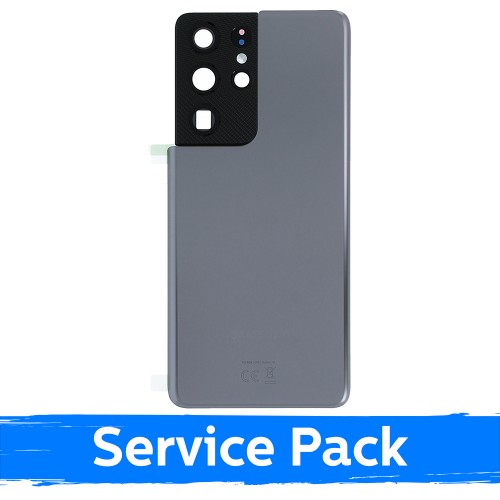 Takakuori yhteensopiva Samsung G998 S21 Ultra / Phantom Titanium / (Service Pack)