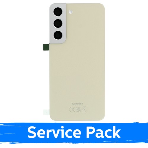 Back Cover Compatible With Samsung S901 S22 / Cream / (Service Pack)