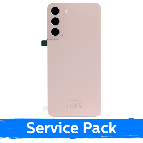 Back Cover Compatible With Samsung S906 S22 Plus / Pink Gold / (Service Pack)