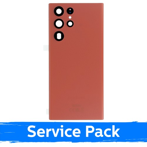 Takakuori yhteensopiva Samsung S908 S22 Ultra / punainen / (Service Pack)