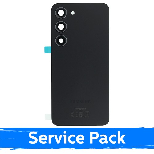 Back Cover Compatible With Samsung S911 S23 / Phantom Black / (Service Pack)