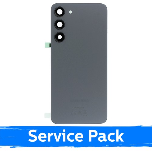 Back Cover Compatible With Samsung S916 S23 Plus / Graphite / (Service Pack)