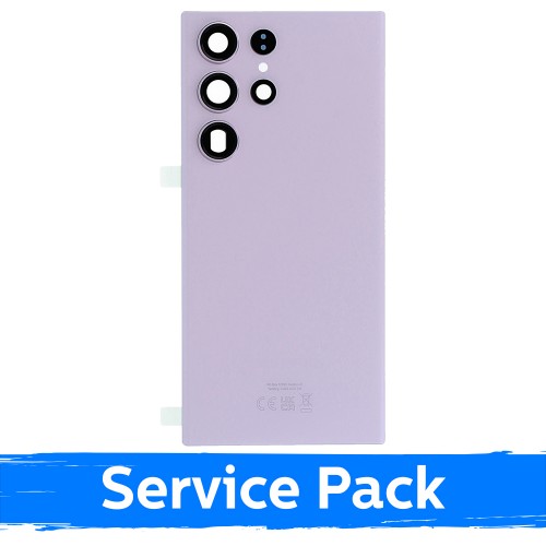 Back Cover Compatible With Samsung S918 S23 Ultra / Lavender / (Service Pack)