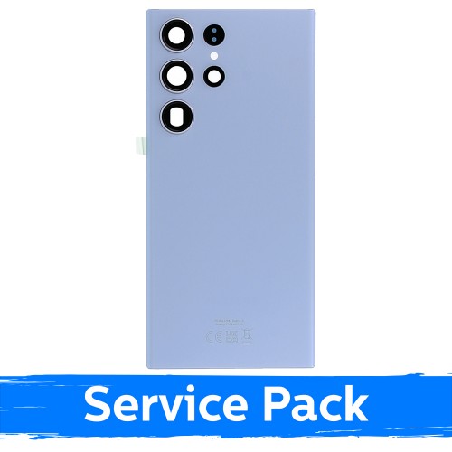 Back Cover Compatible With Samsung S918 S23 Ultra / Sky Blue / (Service Pack)