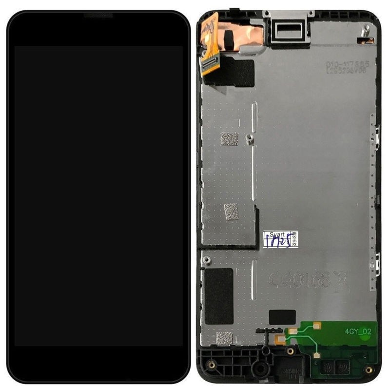 LCD-näyttö Nokia 630/635 kosketusnäytöllä ja kehyksellä alkuperäinen (käytetty, luokka B)