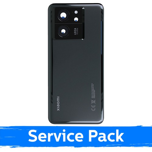Back Cover Compatible With Xiaomi 13T / Black / (Service Pack)