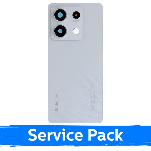 Back Cover Compatible With Xiaomi Redmi Note 13 5G / Arctic White / (Service Pack)