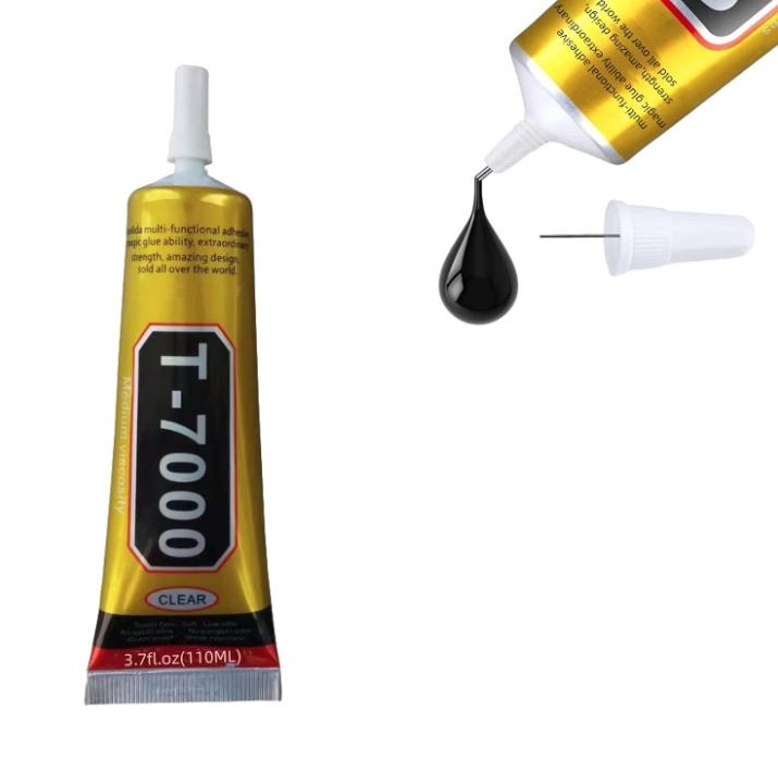 Universaali liima T7000 110ml musta (matkapuhelimen rungon liimaukseen)