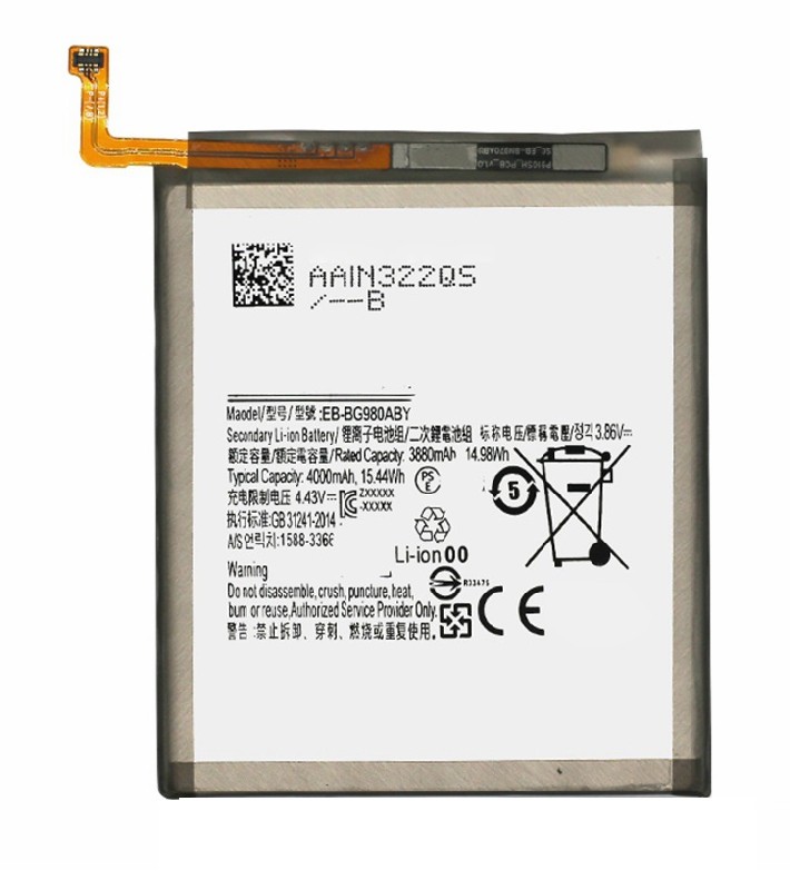 Alkuperäinen akku Samsung G980F/G981F S20 4000mAh EB-BG980ABY