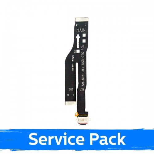 Latausportti yhteensopiva Samsung N980 Note 20 flexillä (Service Pack)