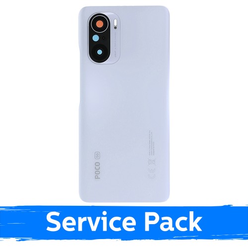 Takakansi yhteensopiva Xiaomi Poco F3 / Arctic White / (Service Pack)