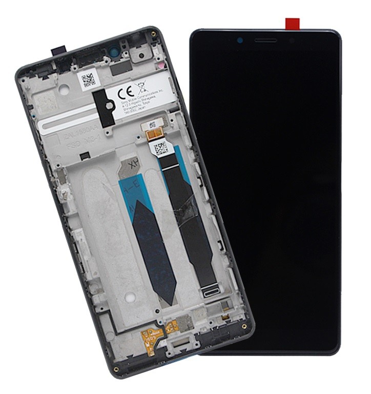 LCD-näyttö Sony i3312/i4312 L3 2019 kosketusnäytöllä kehyksellä musta alkuperäinen (käytetty Grade B)