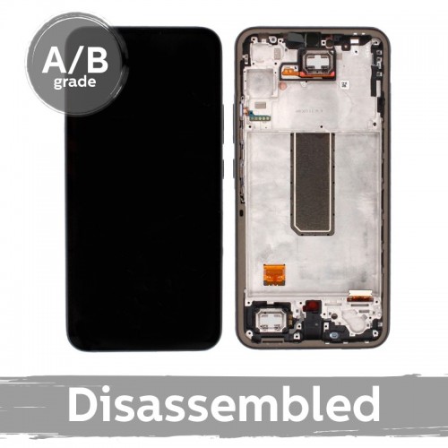 LCD display compatible with Samsung A346 A34 5G with frame / Lime / (9.5/10 Used)