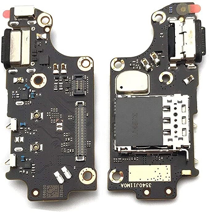 Flex Xiaomi Poco F2 Pro latauspistokkeella ja mikrofonilla, SIM-kortin kontakti ORG