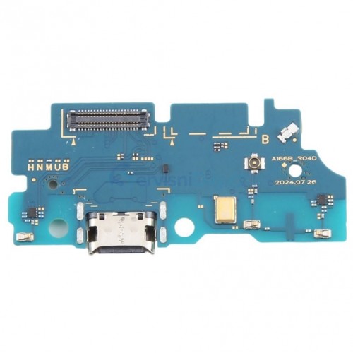 Lataausportti yhteensopiva Samsung A166 A16 5G Flex-kaapelilla / Plata OEM