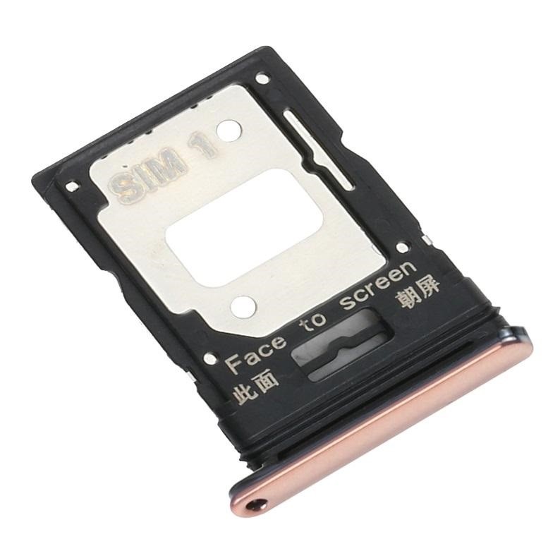 SIM-kortin pidike Xiaomi Mi 11 Lite 4G/5G/5G NE 2021 Peach Pink ORG