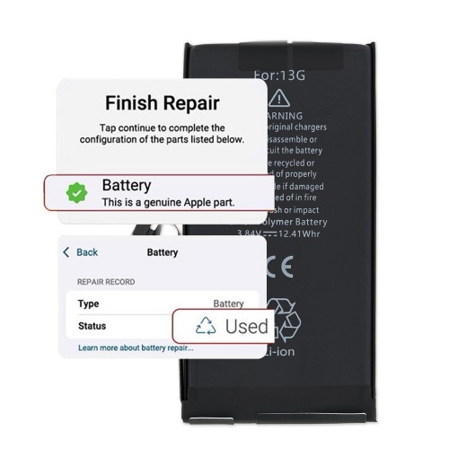 Battery Compatible With iPhone 13 / Self-Diagnosable / Settings: Used /