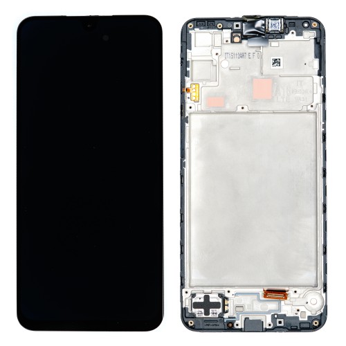 LCD Näyttö Samsung A165 A16 4G Musta kehyksellä HQ