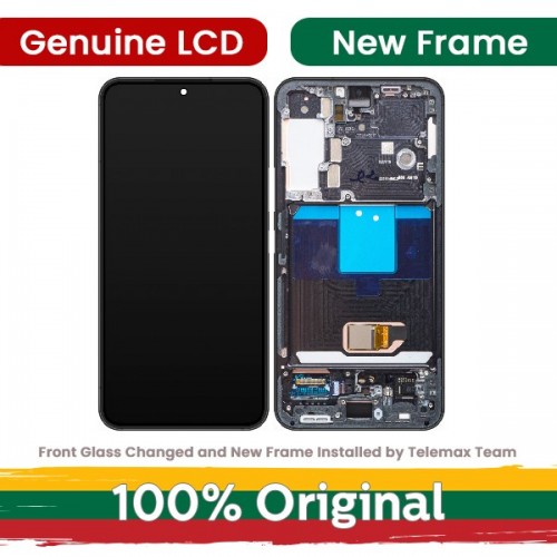 LCD Näyttö Samsung S901 S22 kehyksellä / Bora Violetti / (Uusittu: Telemax)