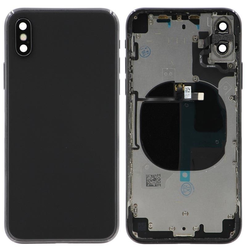 Akun kansi iPhone X Space Gray täysi (käytetty Grade C)