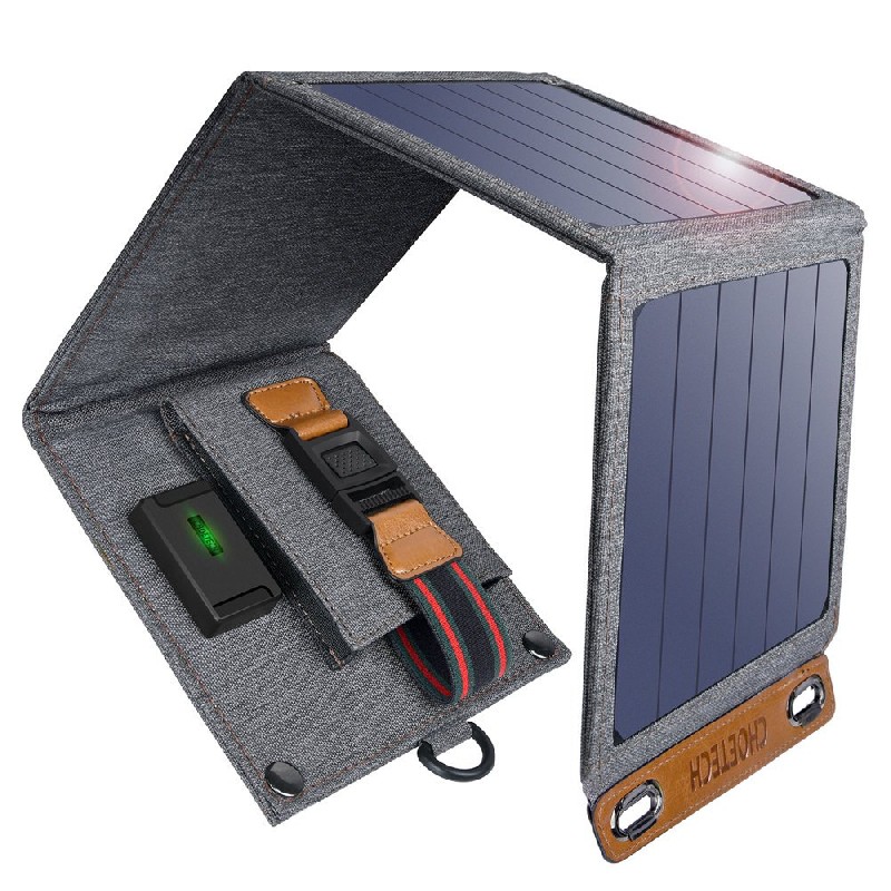 Langaton aurinkopaneelin laturi Choetech (SC004) (14W 2.4A)
