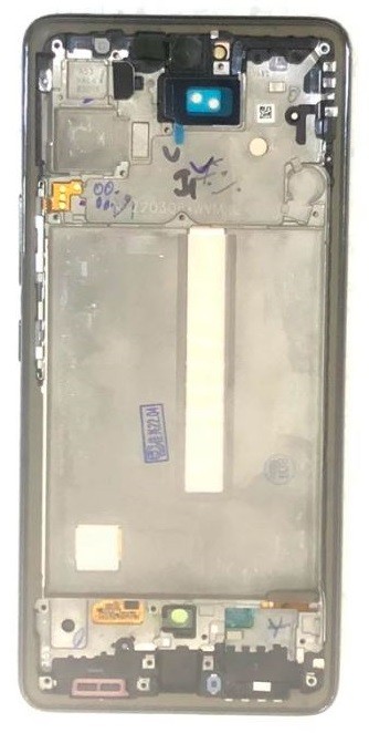 LCD-näyttö Samsung A536 A53 5G 2022 kosketusnäytöllä ja kehyksellä Awesome Black alkuperäinen (koottu service pack)