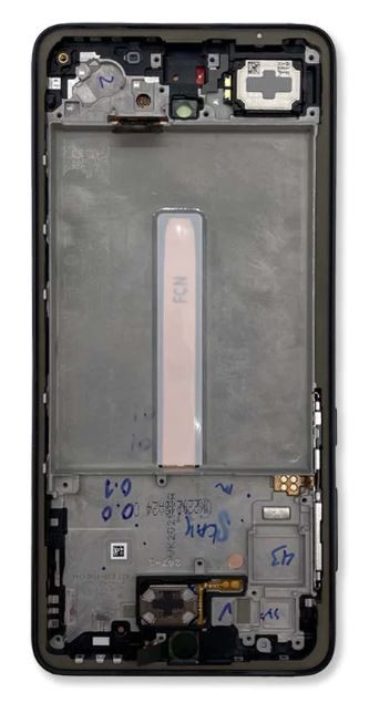 LCD näyttö Samsung A336 A33 5G 2022 kosketusnäytöllä ja kehyksellä musta alkuperäinen (huoltopakkaus)