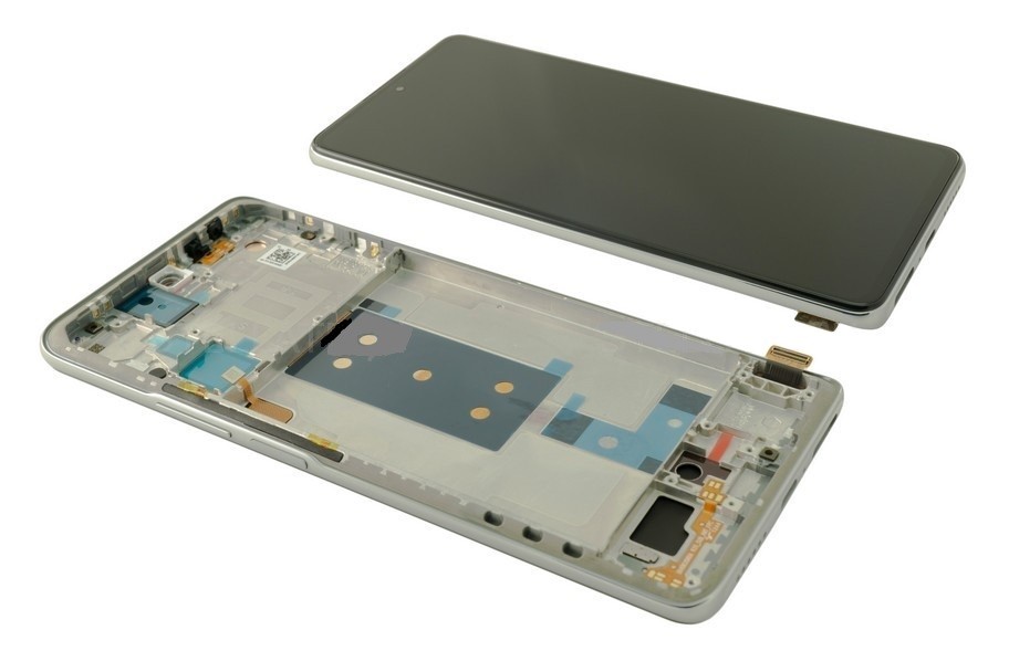 LCD-näyttö Xiaomi 11T Pro 5G kosketusnäytöllä kehyksellä Moonlight White/hopeinen alkuperäinen (service pack)