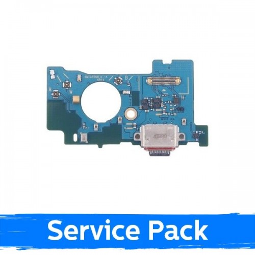 Latausportti yhteensopiva Samsung G556 Xcover 7 flex-kaapelilla / Plata (Service Pack)