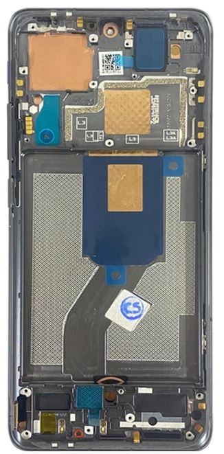 LCD-näyttö Xiaomi 12 5G/12X 5G/12S 5G kosketusnäytöllä kehyksellä musta alkuperäinen (service pack)
