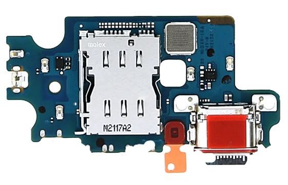 Flex Samsung S906 S22 Plus for plugin, microphone, SIM reader original (service pack)