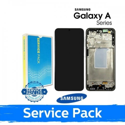 LCD Display Compatible With Samsung A266 A26 5G With Frame / Mint / (Service Pack)